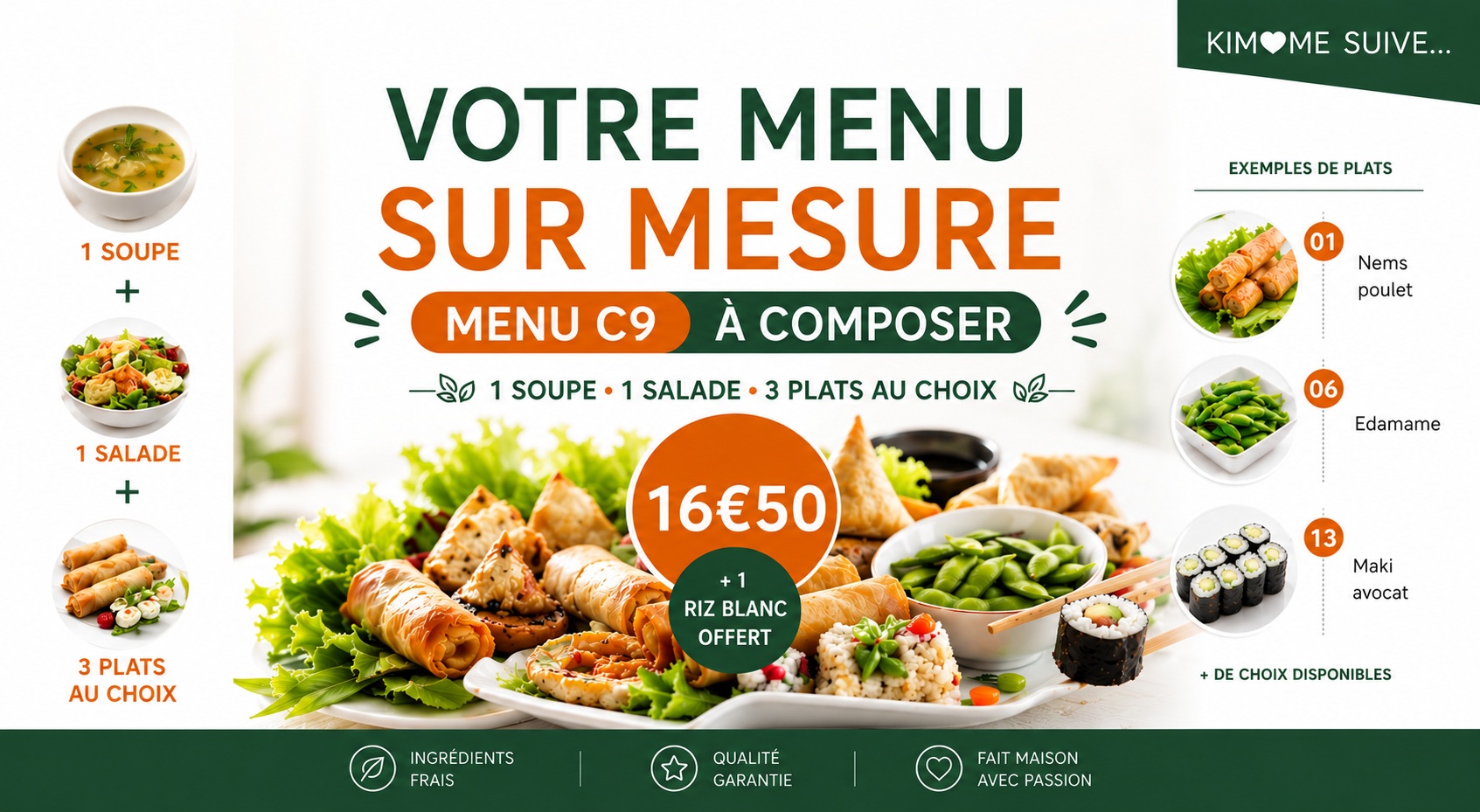 Plateau de sushis